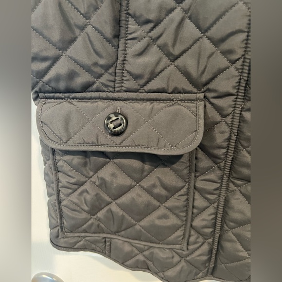 Van Heusen Charcoal Grey Quilted Vest - Picture 4 of 4